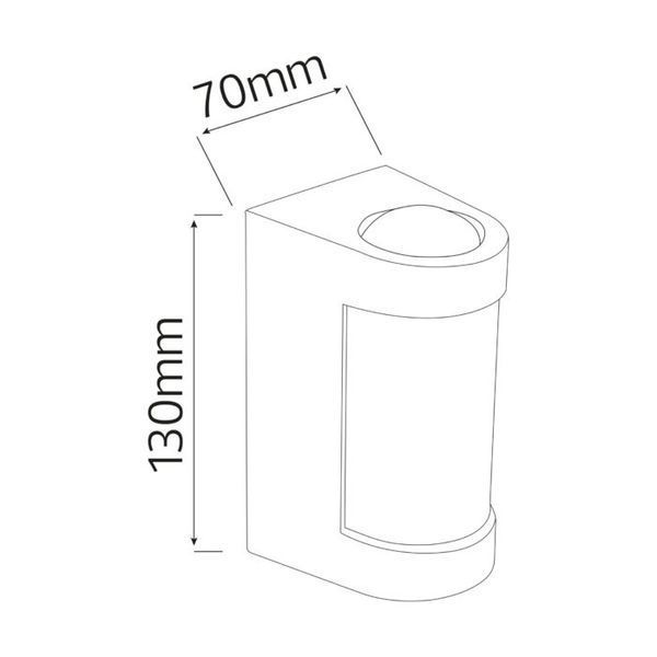 Світлодіодний світильник фасадний VECTOR-6 076-083-0006-010 фото