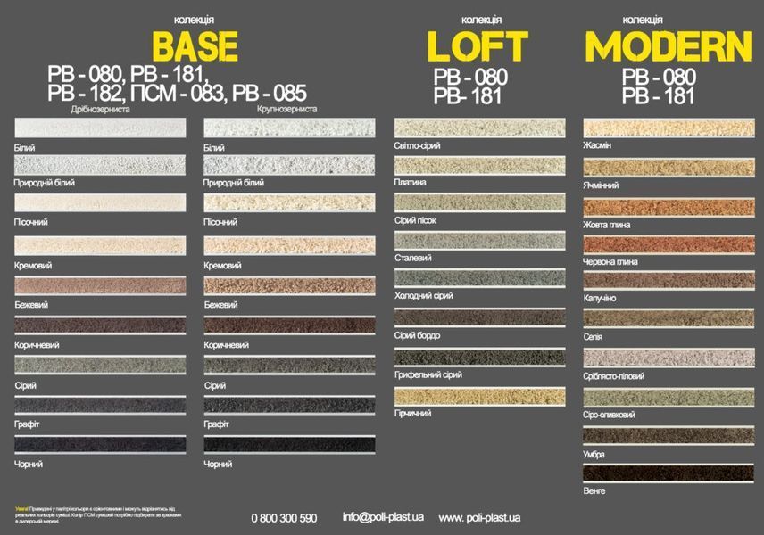 Фуга POLIPLAST PB-182 для термопанелей &mdash; Світлі відтінки, 25 кг &mdash; Білий PB-182 фото