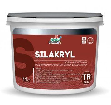 Silakryl Nanofarb &mdash; фасадна силіконова фарба база TR &mdash; 11 кг 4820198592585TR фото
