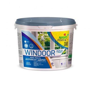 Windoor Aqua Nanofarb &mdash; акрилова емаль для вікон та дверей &mdash; 2,7 л 4820198591205 фото